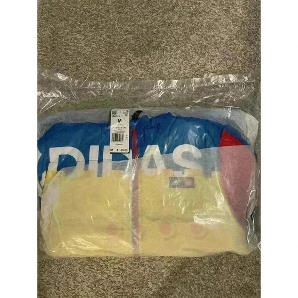 Adidas U LEGO Jacket 2 In 1 Youth Medium M Boys 10-12 Blue Yellow Red Coat - Picture 3 of 3